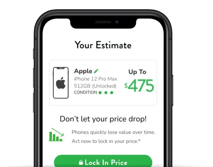 Getting an instant quote estimate on a phone screen